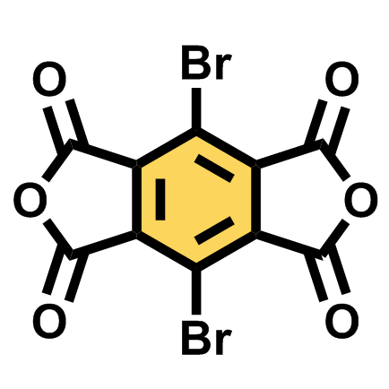 3,6-二溴均苯四甲酸二酐,4,8-dibromobenzo[1,2-c:4,5-c']difuran-1,3,5,7-tetraone
