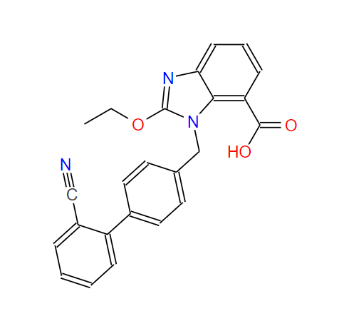 阿齊沙坦雜質(zhì),1-((2'-cyanobiphenyl-4-yl)Methyl)-2-ethoxy-1H-benziMidazole-7-carboxylic acid