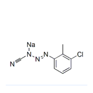 3-(3-chloro-2-methylphenyl)-1-triazene-1-carbonitrile, sodium salt	