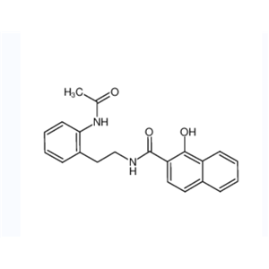 N-(2-乙酰氨基苯乙基)-1-羟基-2-萘酰胺,N-[2-(2-acetamidophenyl)ethyl]-1-hydroxynaphthalene-2-carboxamide