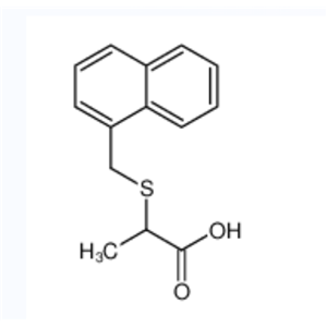 2-(1-萘基甲基硫代)丙酸,2-(naphthalen-1-ylmethylsulfanyl)propanoic acid