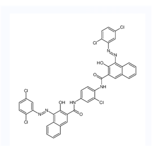 颜料红144,(4E)-N-[3-chloro-4-[[(4E)-4-[(2,5-dichlorophenyl)hydrazinylidene]-3-oxonaphthalene-2-carbonyl]amino]phenyl]-4-[(2,5-dichlorophenyl)hydrazinylidene]-3-oxonaphthalene-2-carboxamide