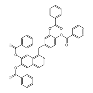1-[[3,4-二(苯甲酰氧基)苯基]甲基]异喹啉-6,7-二基二苯甲酸酯