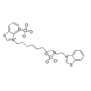 Benzothiazolium, 3,3'-(1,10-decanediyl)bis-, 