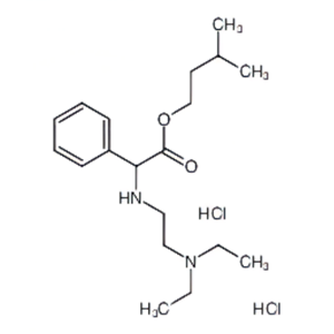 alpha-(2-二乙基氨基乙胺)苯乙酸異戊酯二鹽酸鹽