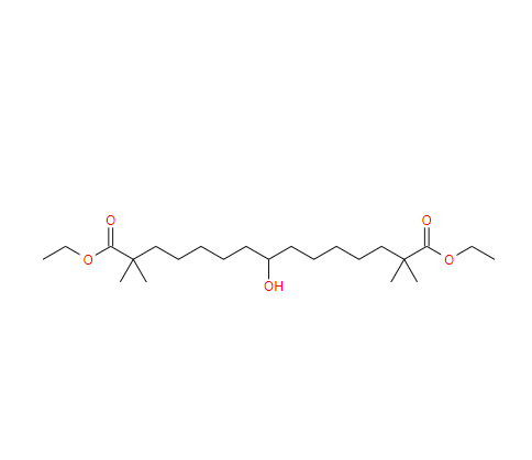 Pentadecanedioic acid, 8-hydroxy-2,2,14,14-tetramethyl-, 1,15-diethyl ester