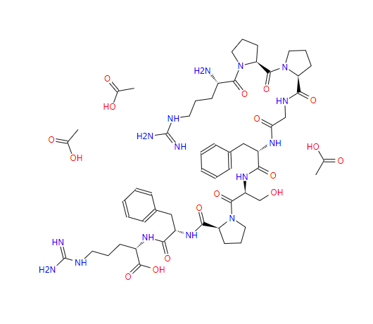 舒緩激肽三醋酸鹽,Bradykinin triacetate salt