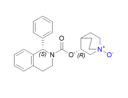 索利那新杂质09,(3R)-3-[[(1S)-1-phenyl-3,4-dihydroisoquinoline- 2(1H)-carbonyl]oxy]-1-azabicyclo[2.2.2]octane 1-oxide