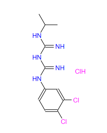 氯胍相关物质F,1-(3,4-dichlorophenyl)-5-isopropylbiguanide monohydrochloride