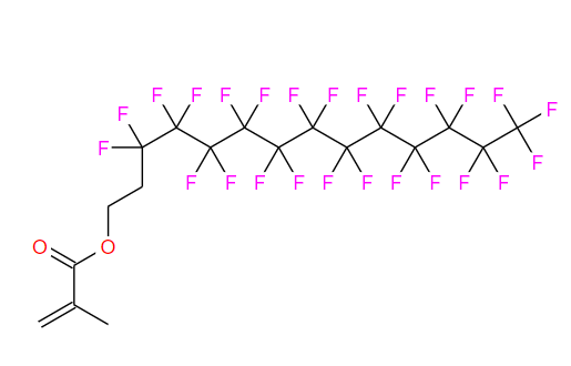 2-全氟十二烷基乙基甲基丙烯酸酯,3,3,4,4,5,5,6,6,7,7,8,8,9,9,10,10,11,11,12,12,13,13,14,14,14-pentacosafluorotetradecyl methacrylate