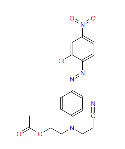 分散红 54,2-[4-[(2-chloro-4-nitrophenyl)diazenyl]-N-(2-cyanoethyl)anilino]ethylacetate