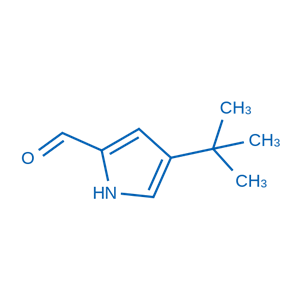 4-(2-甲基-2-丙基)-1H-吡咯-2-甲醛,1H-Pyrrole-2-carboxaldehyde, 4-(1,1-dimethylethyl)- (9CI)