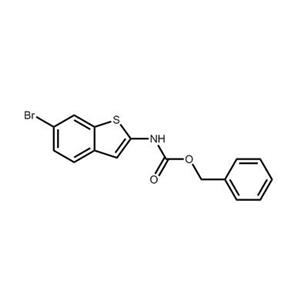 Carbamic acid, N-(6-bromobenzo[b]thien-2-yl)-, phenylmethyl ester