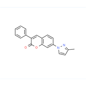 6025-18-9 7-(3-甲基-1H-吡唑-1-基)-3-苯基-2-苯并吡喃酮