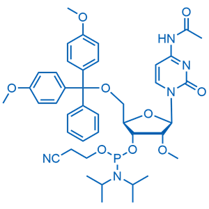 (2R,3R,4R,5R)-5-(4-乙酰氨基-2-氧代嘧啶-1(2H)-基)-2-((雙(4-甲氧基苯基)(苯基)甲氧基)甲基)-4-甲氧基四氫呋喃-3-基(2-氰乙基)二異丙基亞磷酰胺