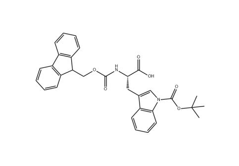 N-alpha-芴甲氧羰基-N-in-叔丁氧羰基-L-色氨酸,Fomc-Trp(Boc)-OH