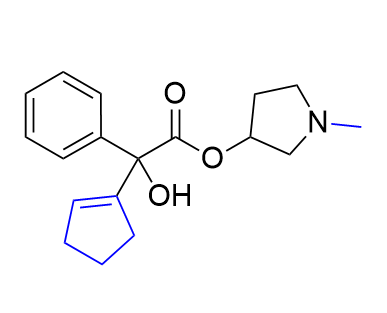 格隆溴銨雜質(zhì)31,1-methylpyrrolidin-3-yl 2-(cyclopent-1-en-1-yl)-2-hydroxy-2- phenylacetate