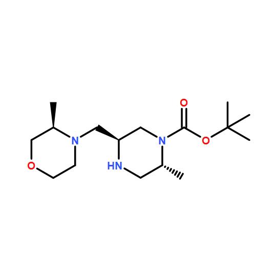 tert-butyl (2R,5S)-2-methyl-5-(((R)-3-methylmorpholino)methyl)piperazine-1-carboxylate