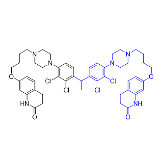 阿立哌唑杂质05,7,7′-[ethane-1,1-diylbis[(2,3-dichlorobenzene-4,1-diyl)piperazine-4, 1-diylbutane-4,1-diyloxy]]bis[3,4-dihydroquinolin-2(1H)-one]
