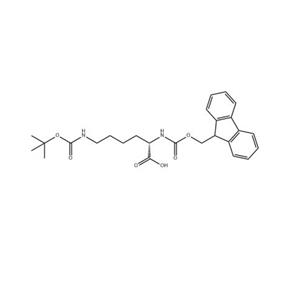N-alpha-芴甲氧羰基-N-epsilon-叔丁氧羰基-L-赖氨酸,Fomc-Lys(Boc)-OH