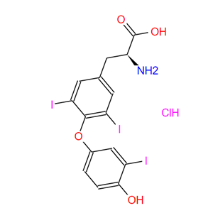 O-(4-羟基-3-碘苯基)-3,5-二碘-L-酪氨酸盐酸盐,O-(4-hydroxy-3-iodophenyl)-3,5-diiodo-L-tyrosine hydrochloride