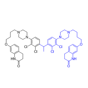 阿立哌唑杂质05,7,7′-[ethane-1,1-diylbis[(2,3-dichlorobenzene-4,1-diyl)piperazine-4, 1-diylbutane-4,1-diyloxy]]bis[3,4-dihydroquinolin-2(1H)-one]