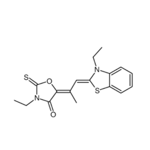 (5Z)-3-ethyl-5-[(1Z)-1-(3-ethyl-1,3-benzothiazol-2-ylidene)propan-2-ylidene]-2-sulfanylidene-1,3-oxazolidin-4-one
