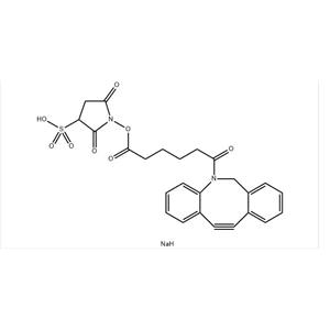 磺化二苯基环辛炔-琥珀酰亚胺酯,DBCO-sulfo-NHS ester