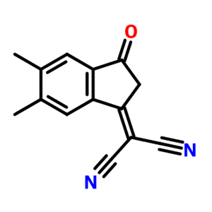 5,6-二甲基-3-(二氰基亚甲基)靛酮