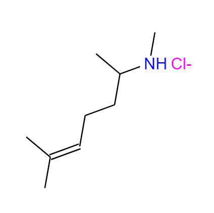 (1,5-二甲基-4-己烯)甲基氯化铵,5-Hepten-2-amine,N,6-dimethyl-, hydrochloride (1:1)