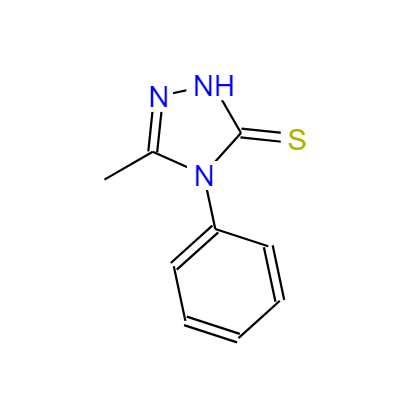 5-甲基-4-苯基-4H-[1,2,4]三唑-3-硫醇,2,4-Triazole-3-thione,2,4-dihydro-5-methyl-4-phenyl-3H-1