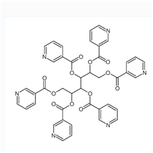 山梨烟酯,2,3,4,5,6-pentakis(pyridine-3-carbonyloxy)hexyl pyridine-3-carboxylate