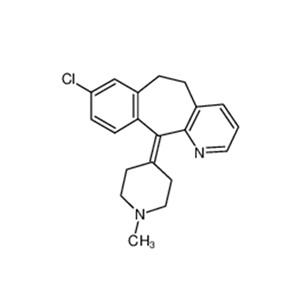 氯雷他定EP杂质G,8-Chloro-6,11-dihydro-11-(1-methyl-4-piperidinylidene)-5H-benzo[5,6]cyclohepta[1,2-b]pyridine