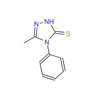 5-甲基-4-苯基-4H-[1,2,4]三唑-3-硫醇,2,4-Triazole-3-thione,2,4-dihydro-5-methyl-4-phenyl-3H-1