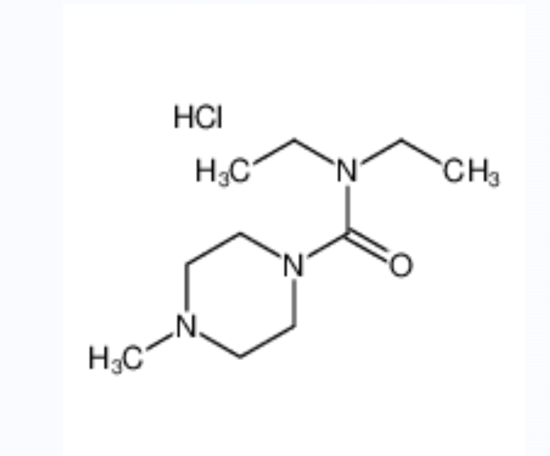 N,N-二乙基-4-甲基哌嗪-1-甲酰胺单盐酸盐,1-Piperazinecarboxamide, N,N-diethyl-4-methyl-, hydrochloride