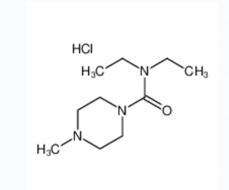 N,N-二乙基-4-甲基哌嗪-1-甲酰胺單鹽酸鹽,1-Piperazinecarboxamide, N,N-diethyl-4-methyl-, hydrochloride