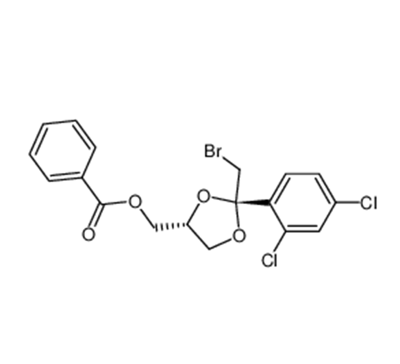 顺式溴代酯,cis-2-(Bromomethyl)-2-(2,4-dichlorophenyl)-1,3-dioxolane-4-ylmethyl benzoate
