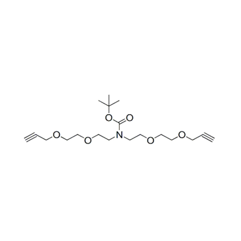 N-叔丁氧羰基-N-双(二聚乙二醇-炔基),N-Boc-N-bis(PEG2-propargyl)
