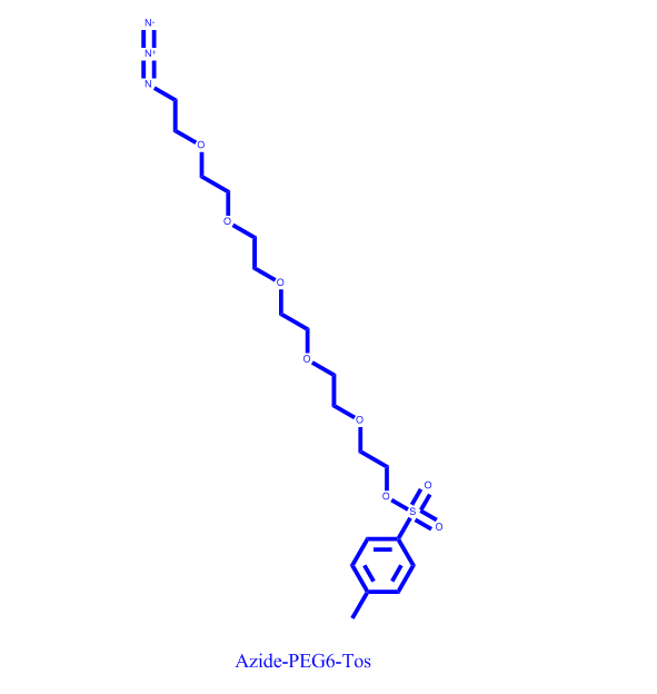 疊氮-六聚乙二醇-對甲基苯磺酰酯,Azide-PEG6-Tos