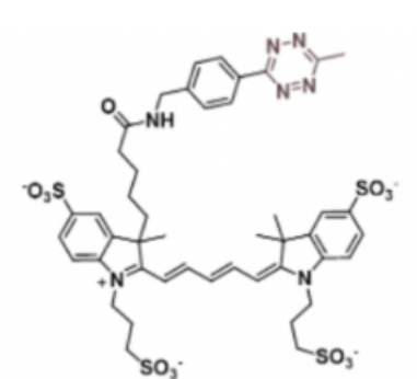 Alexa Fluor 647 Me-Tetrazine/甲基四嗪，Ex/Em(nm)647/668,Alexa Fluor 647 Me-Tetrazine