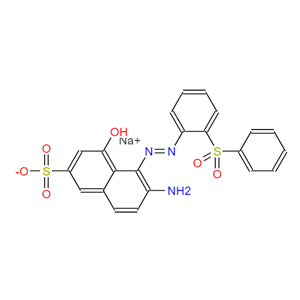 酸性红42,sodium 6-amino-4-hydroxy-5-[[2-(phenylsulphonyl)phenyl]azo]naphthalene-2-sulphonate