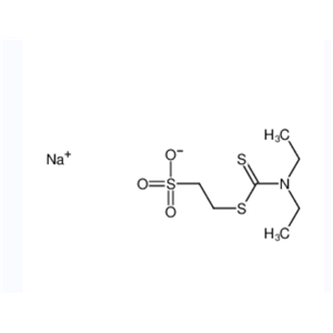 2-(二乙基硫代氨基甲酰硫基)乙烷磺酸钠,sodium,2-(diethylcarbamothioylsulfanyl)ethanesulfonate