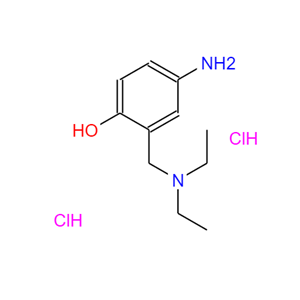 4-氨基-α-二乙氨基-邻甲酚二盐酸盐,Phenol,4-amino-2-[(diethylamino)methyl]-, hydrochloride (1:2)