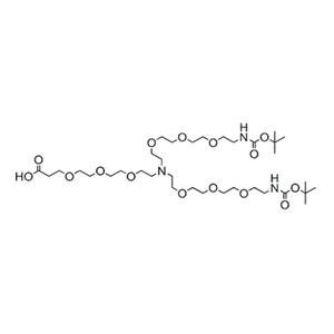 N-双 (叔丁氧羰基-PEG3) -N- (PEG3-酸)盐酸盐