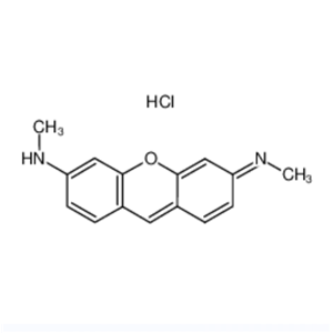 吖啶红,methyl-[6-(methylamino)xanthen-3-ylidene]azanium,chloride