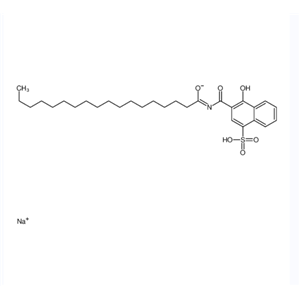 4-羟基-3-(十八碳酰基氨基甲酰)萘-1-磺酸钠