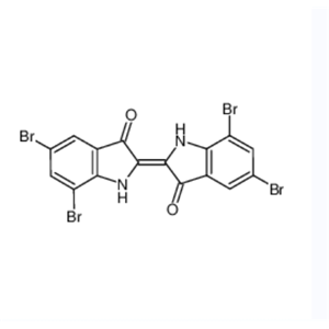 溴靛蓝,(2Z)-5,7-dibromo-2-(5,7-dibromo-3-oxo-1H-indol-2-ylidene)-1H-indol-3-one