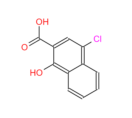 4-氯-1-羟基萘-2-羧酸,4-chloro-1-hydroxynaphthalene-2-carboxylic acid