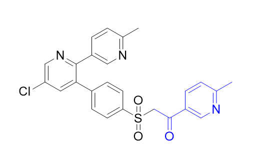 依托考昔雜質(zhì)12,2-((4-(5-chloro-6'-methyl-[2,3'-bipyridin]-3-yl)phenyl)sulfonyl)-1-(6-methylpyridin-3-yl)ethan-1-one