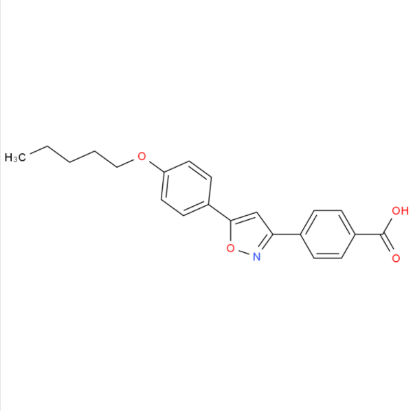 4-[5-(4-戊氧基苯基)异噁唑-3-基]苯甲酸